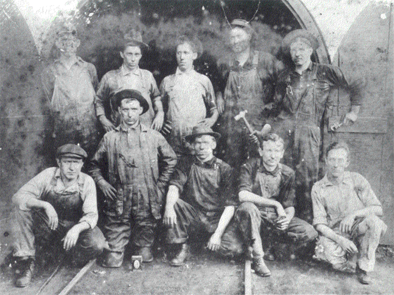 Bell Tower Workmen in 1891 at Christ Church Washington Parish