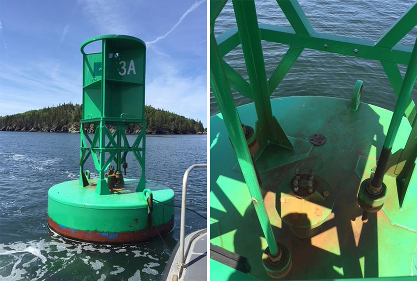 Missing buoy bells in Maine