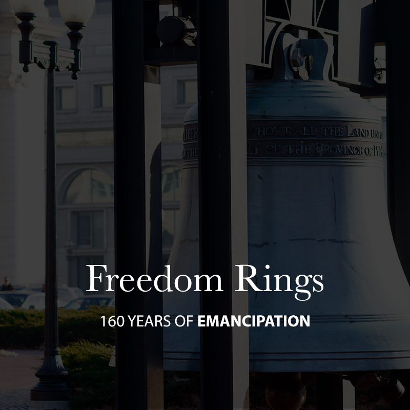 Bells will toll for 160 years of the Emancipation Proclamation