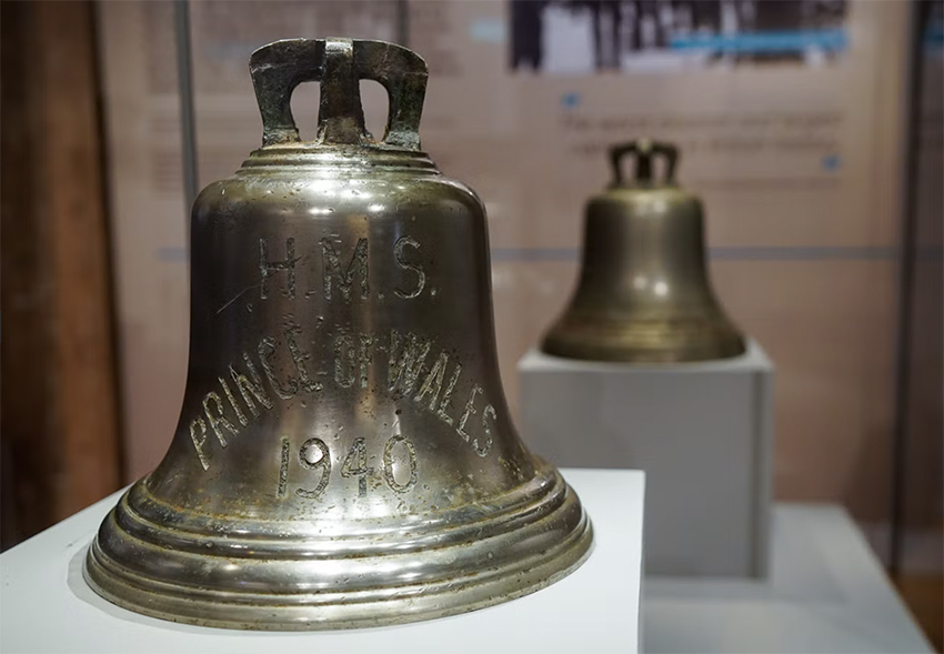 Bells from HMS Prince of Wales and HMS Repulse