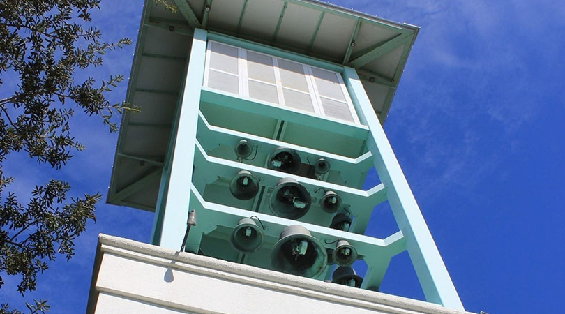 Bells in the Carillon Beach Institute Bell Tower