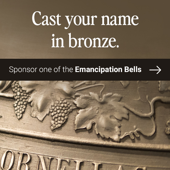 Sponsor one of the Emancipation Bells