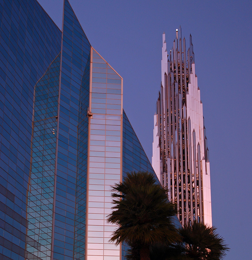 Christ Cathedral Bell Tower and Carillon in Garden Grove, California