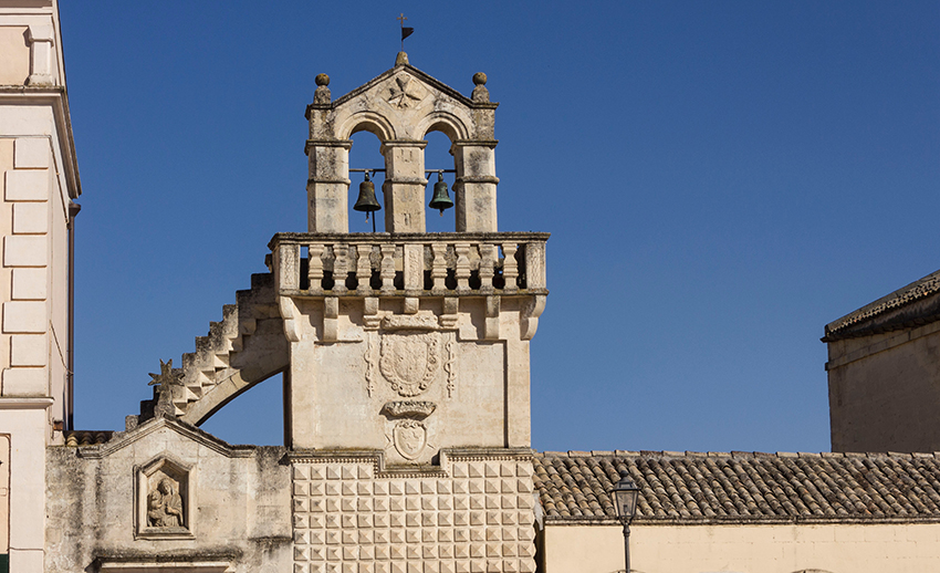 Bell Tower of the Church of Mater Domini in Matera Italy