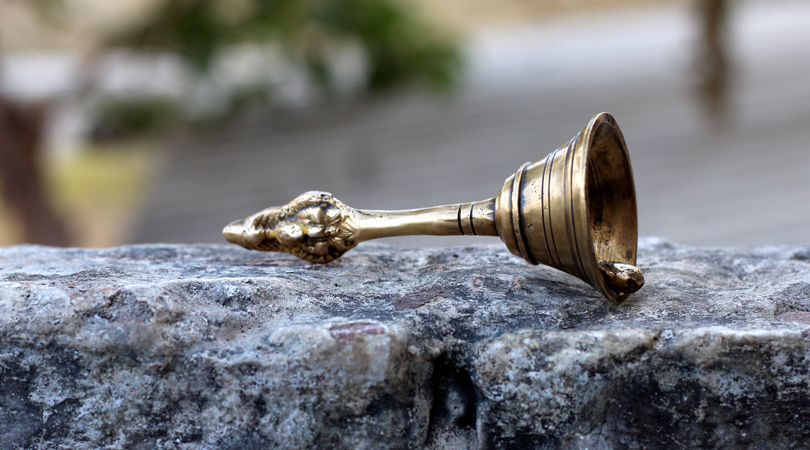 Lady Bells, Antique Bell Collection, Brass, Servant Bell, Tea Bell