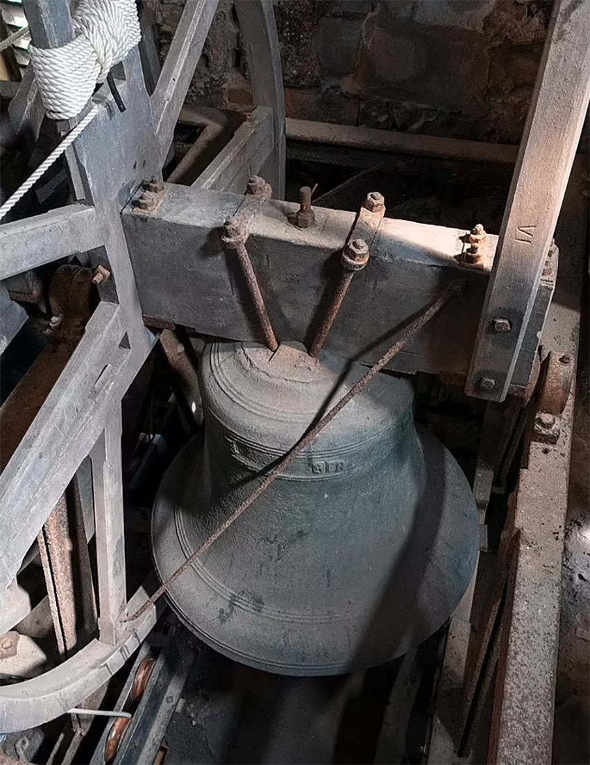Historic Bell Hangs at All Saints' Church
