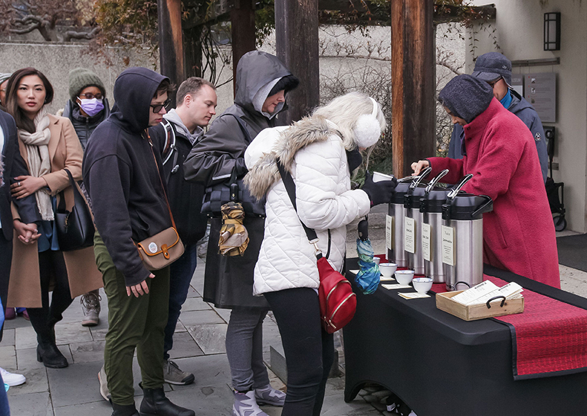 Japanese tea at US National Arboretum during 2024 National Bell Festival