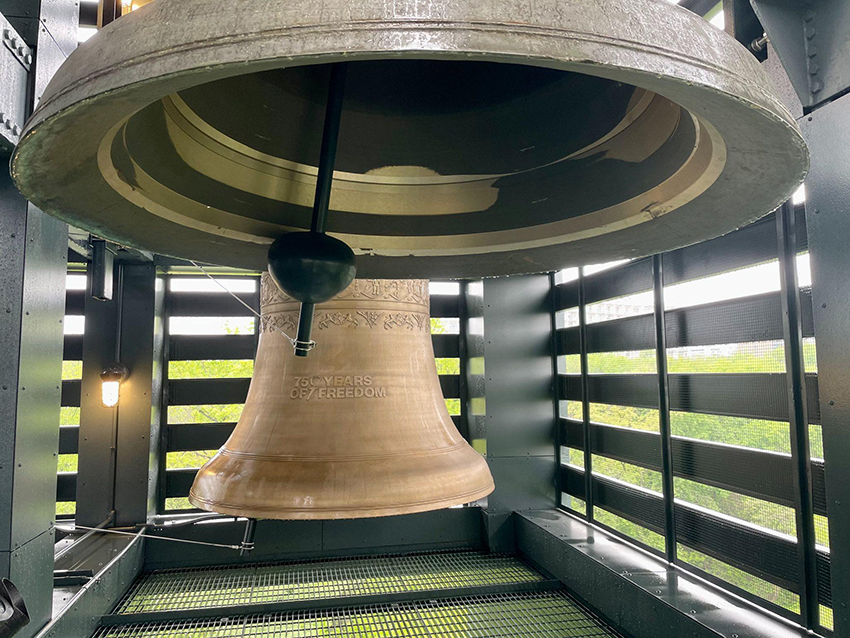 Marshall Bell Hangs in the Netherlands Carillon