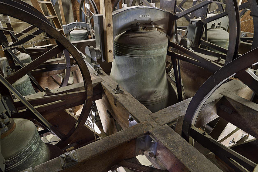 The Bow Bells at St. Mary-le-Bow in London